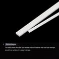 thumbnail image 3 of Uxcell 40pcs ABS Rectangle Rod, Diameter 2mm to 4mm, Length 250mm, ABS Plastic Stick Solid Bar, White Rod Assortment Kit, 3 of 5