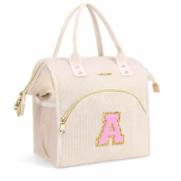 Bolsa de almuerzo con inicial para mujer adulta - 1