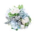 thumbnail image 2 of SPRING PARK 1 Bouquet Artificial Rose Bouquet Silk Fake Flowers Leaf Wedding Party Home Decor, 2 of 7