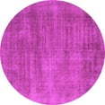 thumbnail image 1 of Ahgly Company Indoor Round Oriental Pink Industrial Area Rugs, 7' Round, 1 of 4