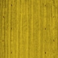 thumbnail image 1 of Ahgly Company Indoor Square Abstract Yellow Contemporary Area Rugs, 8' Square, 1 of 4