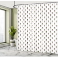 thumbnail image 4 of Ambesonne Purple Green Shower Curtain, Beetroot Vegetable, 69"Wx70"L, White Dark Magenta, 4 of 4