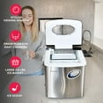thumbnail image 3 of Frigidaire Portable Countertop Compact 48-lb Ice Maker - Stainless Steel, 3 of 7