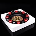 thumbnail image 1 of Juego de bebidas para fiestas, juego de beber con ruleta, plato giratorio para bebidas, juego de beber con 16 vasos de chupito, Rusia, 1 of 6