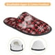 thumbnail image 3 of Fotbe Buffalo Plaid Snowflakes Pantuflas Peludas para Mujer con Estampado, Zapatillas de Peluche, Zapatos de Invierno para Casa, Uso Interior y Exterior-Large, 3 of 8
