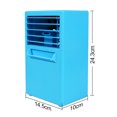 thumbnail image 2 of 3 Modes Mini Climatiseur de Table Portable Ventilateur Refroidisseur de Pulvérisation d'Humidificateur, 2 of 5