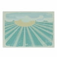 thumbnail image 1 of Vintage Blue Cutting Board, Abstract Sun Rays and Fluffy Clouds with Aged Weathered Look, Decorative Tempered Glass Cutting and Serving Board, Small Size, Pale Yellow Turquoise, by Ambesonne, 1 of 1