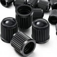 thumbnail image 6 of 100x Black Tire Valve Stem Caps Covers Air Wheel Car/Truck/Motorcycle Universal, 6 of 8