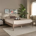 thumbnail image 5 of Allora Mid-Century Wood Platform Full Bed in Oak, 5 of 9