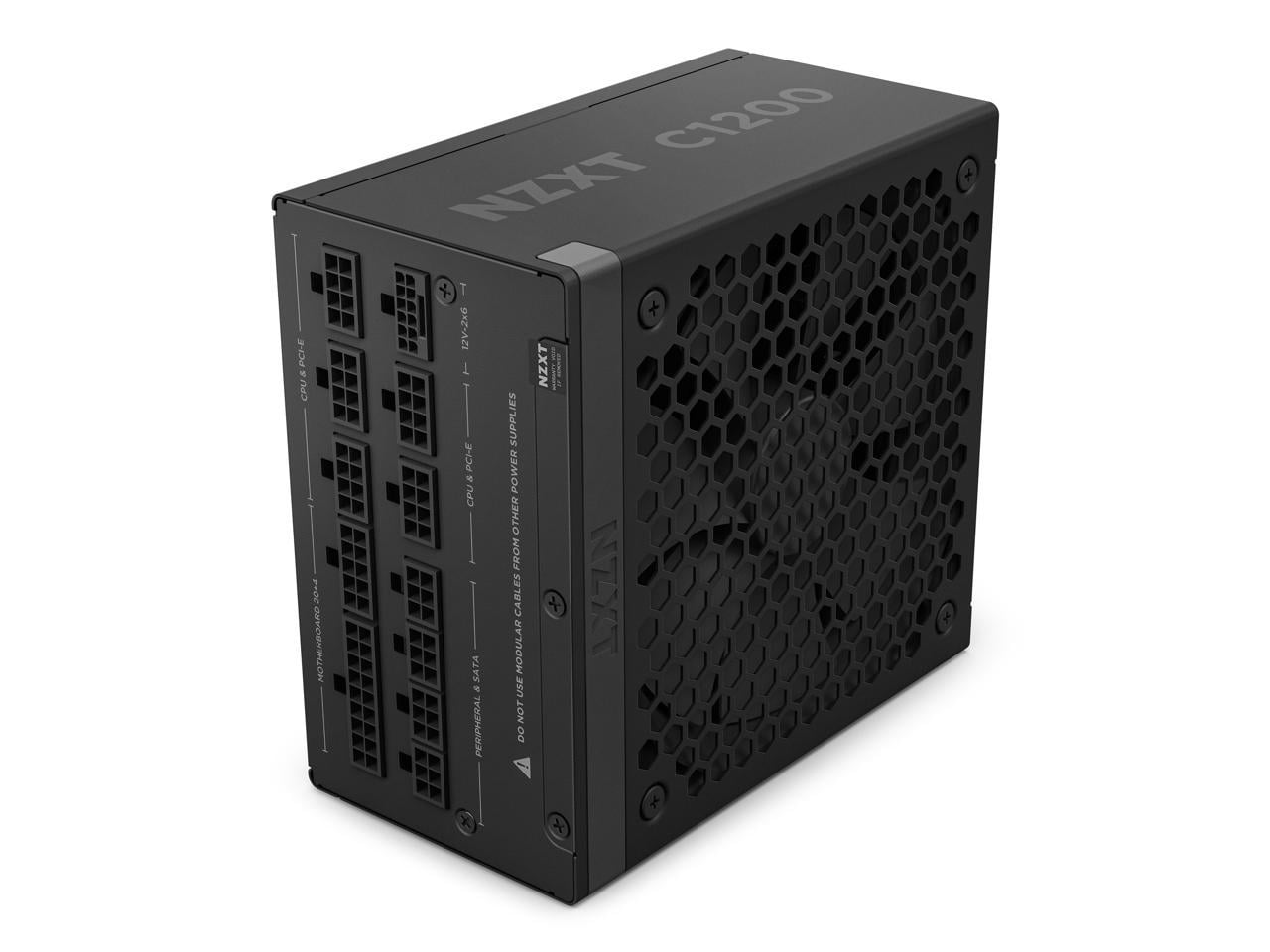 NZXT ATX 3.1 1200 Watt 80 Plus Gold Fully Modular Power Supply - Black - PA-2G2BB-US