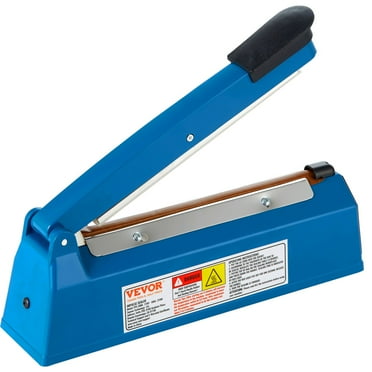 VEVOR 8-Inch Impulse Sealer, Adjustable Heat Manual Sealing Machine for Plastic, Mylar, PE, PP Bags - Portable Shrink Wrap Sealer with Extra Replacement Kit