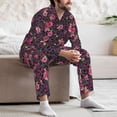 thumbnail image 7 of Goofa Rose Mix Leopard 2 for 2-piece Loungewear Set Men’s Sleepwear Set Soft PJs Cozy loungewear Comfy Sleep Set Winter Pajamas-XX-Large, 7 of 7