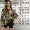 thumbnail image 6 of Garronmavis Camo Pullover for Women Oversized Duck Hunting Camo Long Sleeve Loose Fall Winter Outfits Crewneck Pullover for Women, Size 2XL, 6 of 6