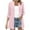 Pink, variant on SHTXOZHI Womens Summer Cardigans 3/4 Sleeve Lightweight Open Front Casual Dressy Jacket Tops