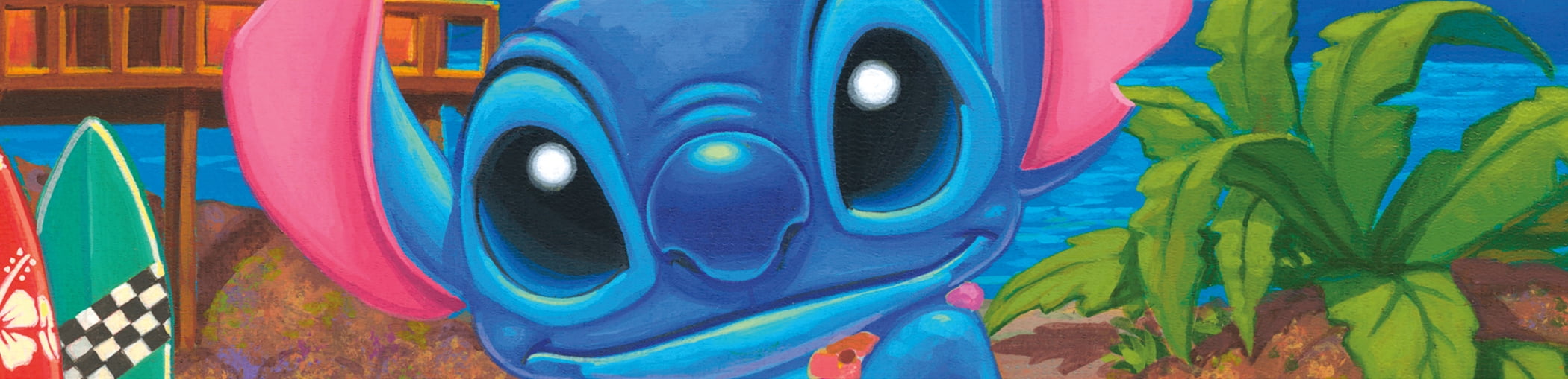 Ceaco 200-Piece Disney Friends Hula Stitch Interlocking Jigsaw Puzzle
