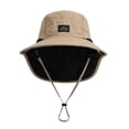 thumbnail image 1 of Sun Hat Adjustable Drawstring UPF 50+ Breathable Mesh Sides Quick-Dry Lightweight Collapsible Travel Hat, 1 of 8