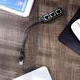 thumbnail image 4 of KAKOWELY RJ45 Ethernet Splitter Cable 1 Male to 3 Female Network Extension Cable Adapter (Random Interface),2.76"X0.79"X0.79", 4 of 5