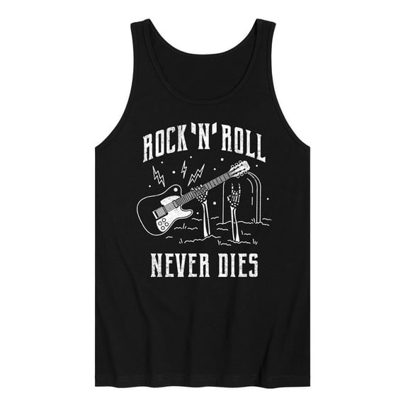 Instant Message - Rock N Roll Never Dies - Men's Jersey Tank Top