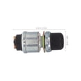 thumbnail image 2 of UPOUART 4pcs Marine Horn Button Black Weatherproof for Outdoor Industrial Use, 2 of 6