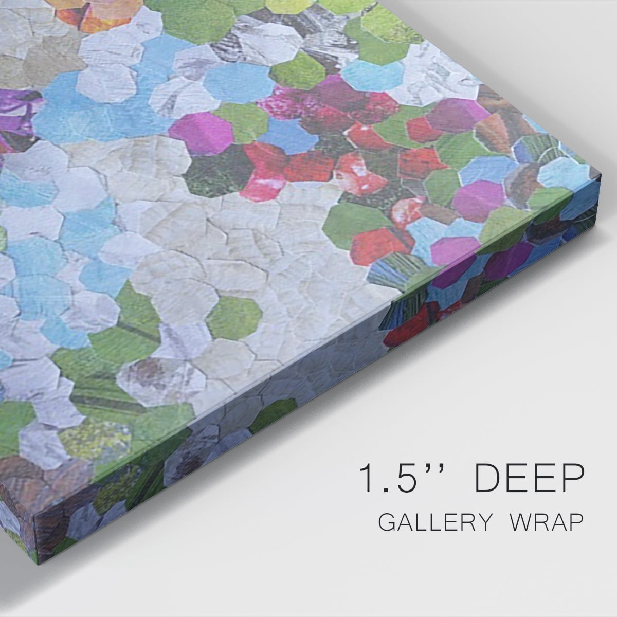 Iris Garden Premium Gallery Wrapped Canvas - Ready to Hang