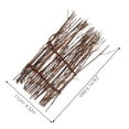 thumbnail image 2 of TEHAUX 9Pcs Japanese Bamboo Fence Micro Landscape Scene Decoration Light Brown, 2 of 6