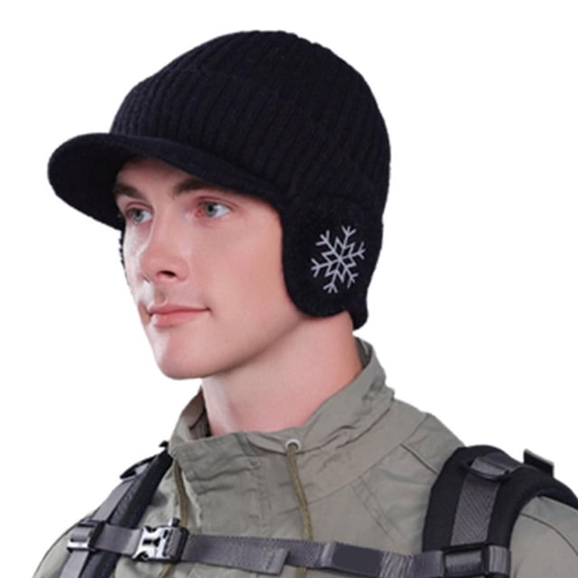 CAIROYAR Gorro de invierno cálido de polar para ciclismo, esquí, protector de orejas, resistente al viento, M8A3 C3Y6 W6Z2 V