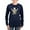 Navy, variant on CafePress - Ghost With A Funny Face Women's Long Sleeve T Shirt - Women's Long Sleeve Graphic Tee Casual Fit