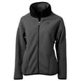 thumbnail image 2 of Women's Cutter & Buck Charcoal Carolina Panthers  Cascade Eco Sherpa Fleece Full-Zip Jacket, 2 of 3