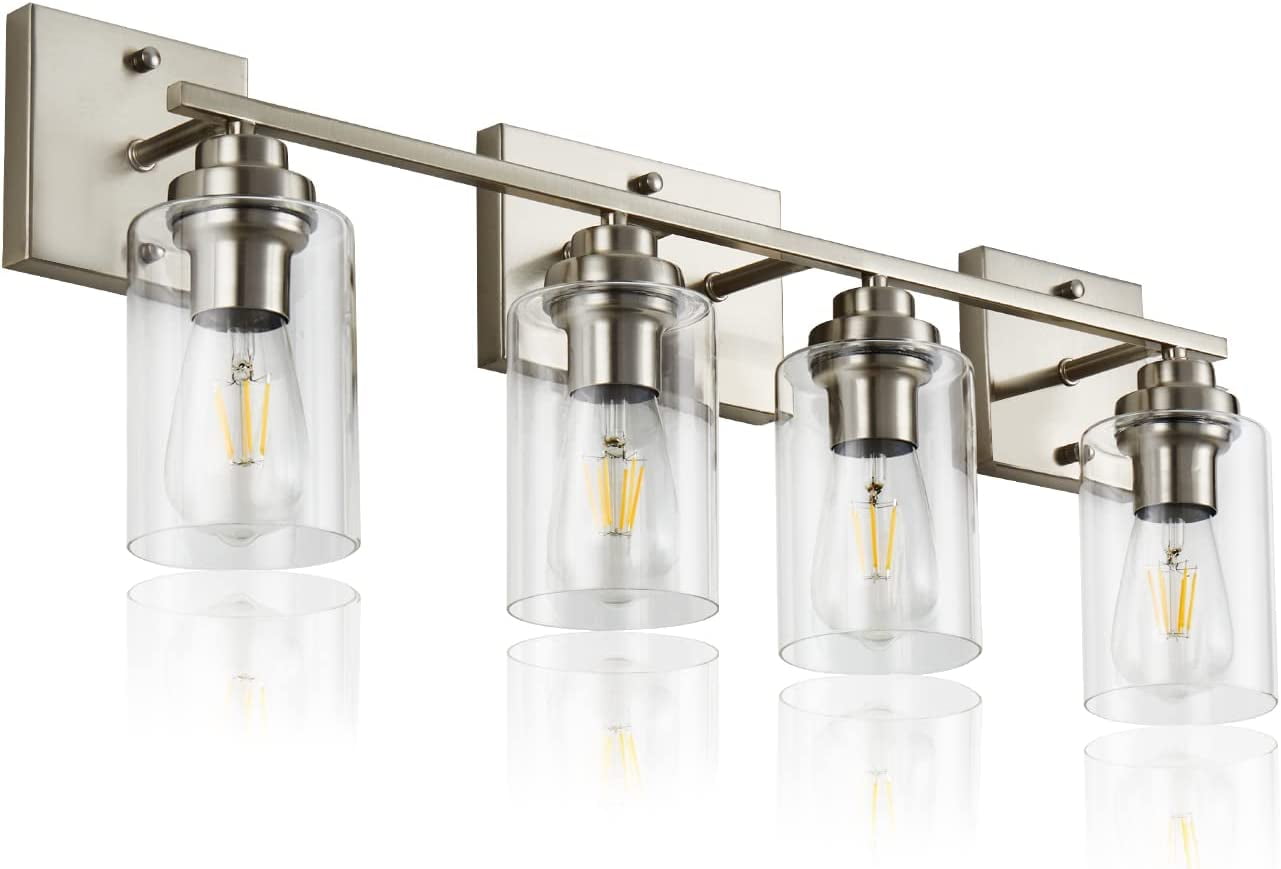 ZXNYH 4Lights Bathroom Light Fixtures Over Mirror Bathroom Vanity