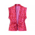thumbnail image 4 of HH TRAF - Chaleco de tirantes con estampado de mariposas sin mangas, estilo retro, elegante y versátil, para mujer, estilo informal de calle, 4 of 4