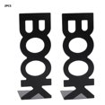 thumbnail image 1 of 1Pair BOOK Characters Shape Book Stand Metal Bookends for School Home Table Decor(208mm),Book End, 1 of 7