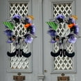 thumbnail image 4 of Halloween Witch Themed Wreath With Magical Lights 216 Inch Door Hanging For Home And Party Celebration, 4 of 5