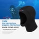 thumbnail image 3 of Sonducket DIVE SAIL 1MM Gorros de buceo CR Super Elástico Snorkeling Equipment Sudadera con capucha Cuello con hombro Gorro de natación Type2 NO2, 3 of 6