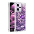 thumbnail image 2 of Funda para Xiaomi Redmi Note 12 Pro 5G con Brillo Líquido Flotante, Purpurina, Parachoques y Anillo Giratorio Soporte, 2 of 5