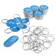 thumbnail image 3 of 30pcs Numbered Plastic ID Tags Convenient Number Tag Round Number Labels Round Numbered Labels Circular Numbered Key Tags For Organizing, 3 of 5