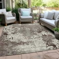 thumbnail image 6 of Addison Rugs Chantille Indoor/Outdoor Transitional Damask Taupe Washable Rectangle Rug, 3' x 5', 6 of 6