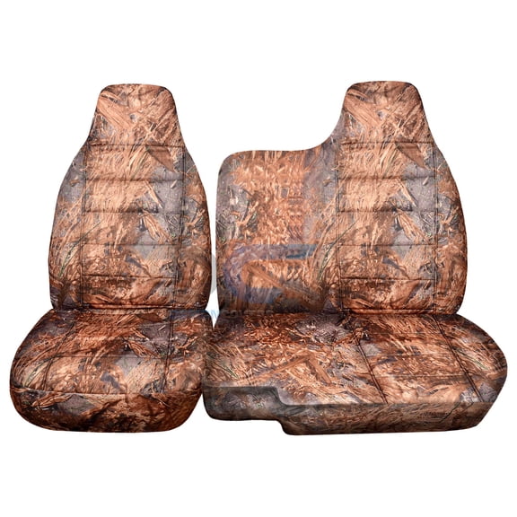 Fits 1998-2003 Ford Ranger/Mazda B-Series Camouflage Truck Seat Covers 60/40 HiBack:Reeds