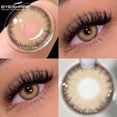 thumbnail image 2 of EYESHARE Lentes De Contacto De Color Natural 2 Piezas De Contactos Coloridos Para Cosméticos De Ojos Marrones Maquillaje, 2 of 4