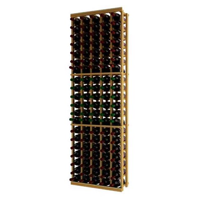 Wine Cellar Innovation Premium Redwood Traditional Series 5 Column Individual Wine Rack