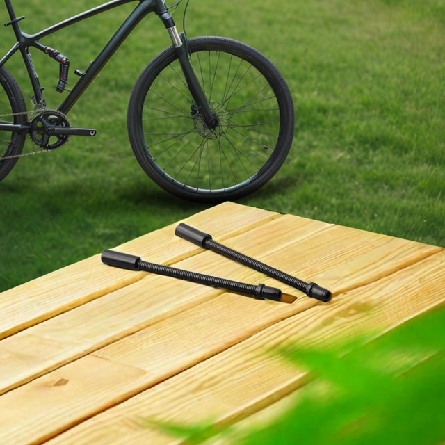 2PCS Spring V Brake Noodle Stainless Steel Bike Brake Bend Tube Cable Guide Black Shenzhuyue