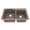 Concrete, variant on Karran Drop-In Quartz Composite 33 in. 1-Hole 60/40 Double Bowl Kitchen Sink in White