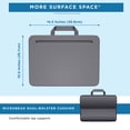 thumbnail image 6 of LapGear Compact Lap Desk, 12-Pack, Charcoal, 6 of 7