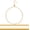 3.2" inch - 18K Gold Plated, variant on Humble Chic Dangle Hoop Earrings for Women - 925 Sterling Silver Plated Large Hoops
