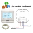 thumbnail image 1 of Programmable Tuya Smart WiFi Thermostat Electric Heating Warm Floor Temperature Controller ,Easily DIY, 1 of 7