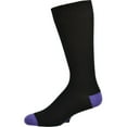 thumbnail image 3 of Sierra Socks Men Contrast Heel & Toe Bamboo Socks (Shoe Size: 6-12, BROWN), 3 of 5