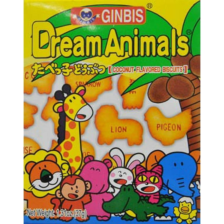 Ginbis Animal Biscuit Pegatinas de animales para niños