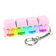 thumbnail image 2 of Teclado Fidget Llavero 4 Teclas Descompresión Con LED Rosa Likrtyny, 2 of 9