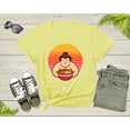 thumbnail image 3 of Sumo Sports Character Mascot Eating Japanese Ramen Noodle T-Shirt Sumo Wrestler Lover Gift T Shirt for Men Women Kids Boys Girls Tshirt, 3 of 8