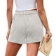 thumbnail image 2 of Shorts PRETTYGARDEN a rayas gris, azul y blanco XXL, 2 of 9