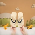 thumbnail image 6 of lnmuld Kids Flip Flops Unisex Lightweight Beach Sandals Non Shower Pool Summer Slippers for Boys Girls Size:12.5, 6 of 7